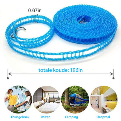 🧺 50% DE DESCONTO – Varal Antideslizante e Resistente ao Vento | Firme, prático & ideal para roupas pesadas