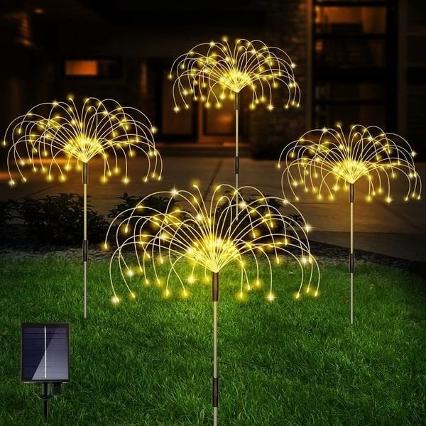 🔥💡 50% DE DESCONTO – Luz Solar de Jardim à Prova d'Água | 7 Cores & Sensor Crepuscular Automático – Cria Atmosfera Mágica no Jardim 🌟🌳