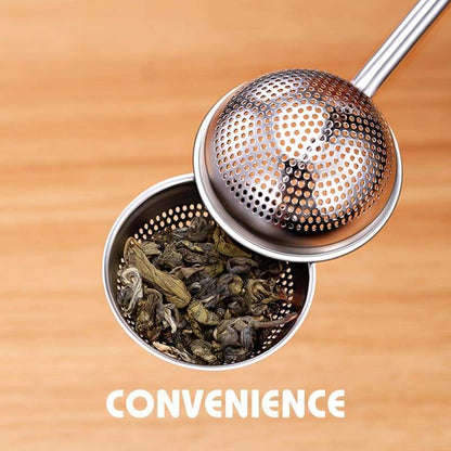 🔥 50% DE DESCONTO – Ajudante para Infusão de Chá | Prático, reutilizável & perfeito para preparar chás soltos 🎁