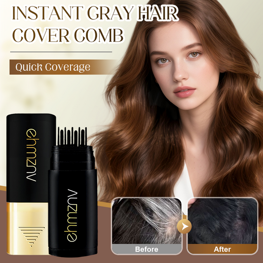 ✨ 50% DE DESCONTO – Compre 1 Leve 1 Grátis ✨ Pente para Cobertura de Cabelos Brancos | Instantâneo, natural & fácil de usar