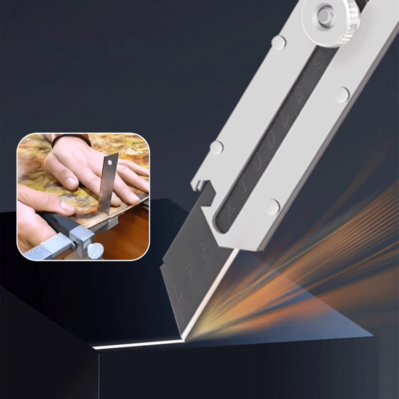 🔧 50% DE DESCONTO🔥 – Navalha multiusos com lâmina destacável | Raspador, régua, chave inglesa e abridor de garrafas – Tudo em uma ferramenta compacta