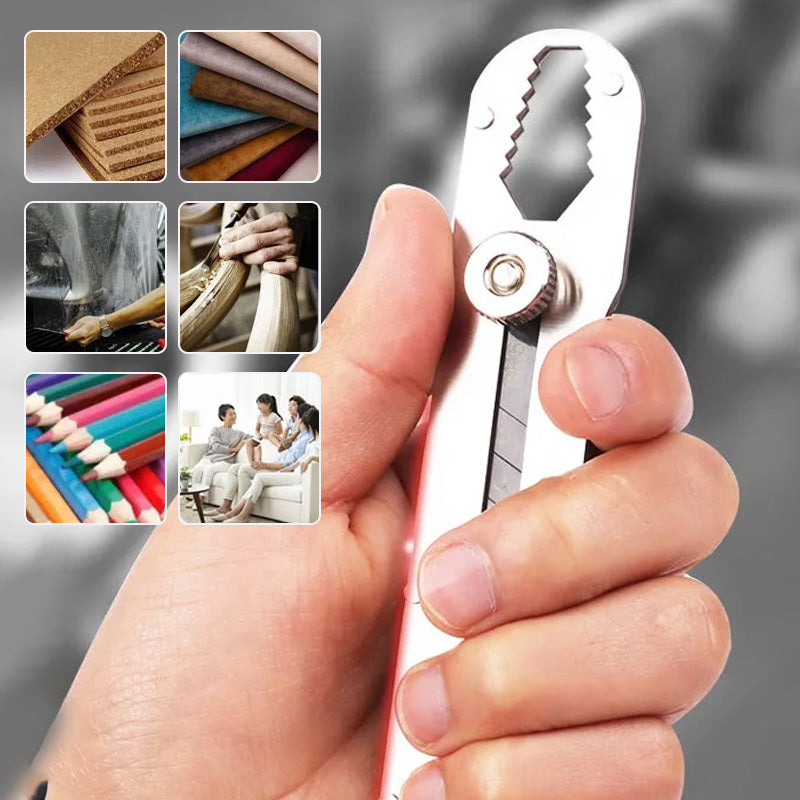 🔧 50% DE DESCONTO🔥 – Navalha multiusos com lâmina destacável | Raspador, régua, chave inglesa e abridor de garrafas – Tudo em uma ferramenta compacta