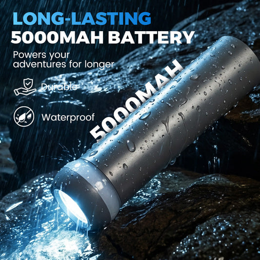 Teleskopische wasserdichte Campinglampe mit Magnetfuß