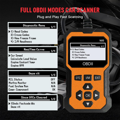 🔧 50% DE DESCONTO – Scanner OBD2 Profissional | Diagnóstico completo, limpa códigos com 1 clique & multilingual 📊