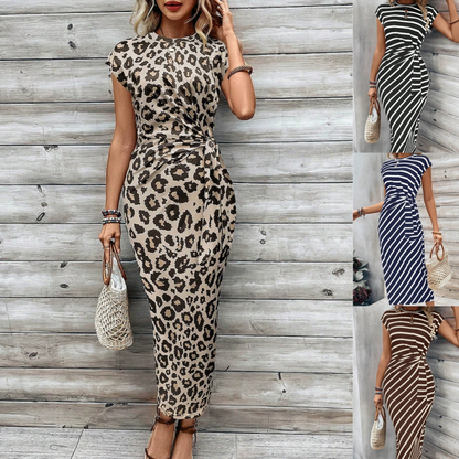 💕 Elegantes Damenkleid mit Bindegürtel