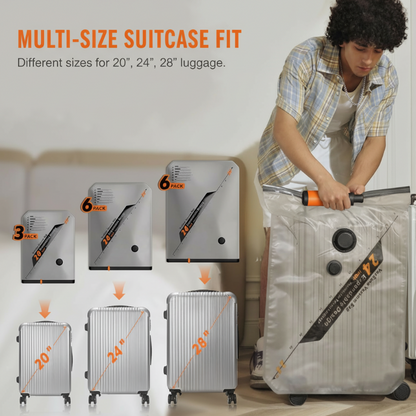 🔥 50% DE DESCONTO – Sacos a Vácuo para Viagem | Economize 75% de espaço na mala, herméticos, reutilizáveis & perfeitos para organizar roupas e roupas de cama 🎉🧳