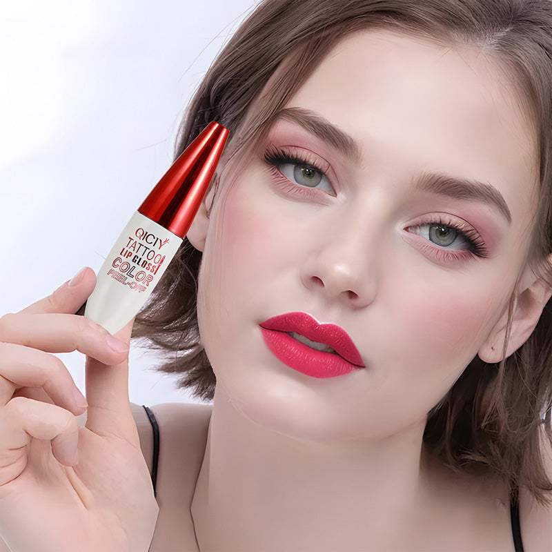 💋 50% DE DESCONTO – Brilho Labial Removível à Prova d'Água | Longa duração, pigmentação intensa & confortáve