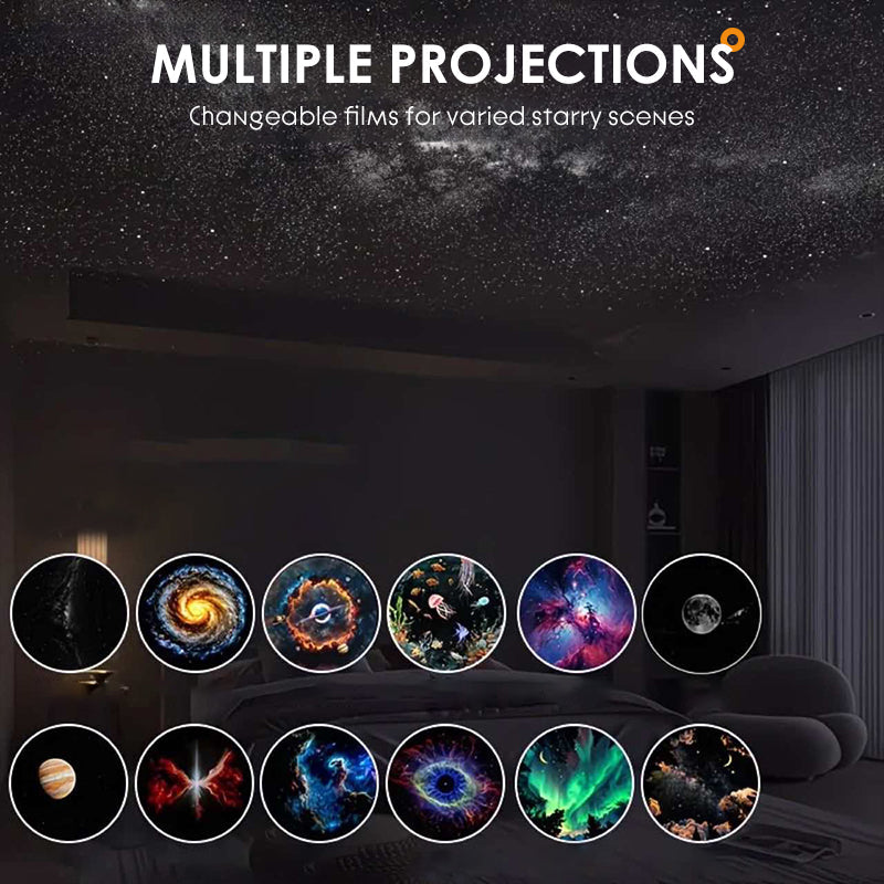 🔥50% DE DESCONTO!🔥Projetor de céu estrelado e luz noturna 2 em 1