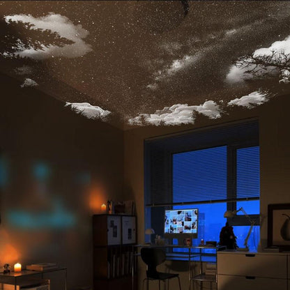 🔥50% DE DESCONTO!🔥Projetor de céu estrelado e luz noturna 2 em 1