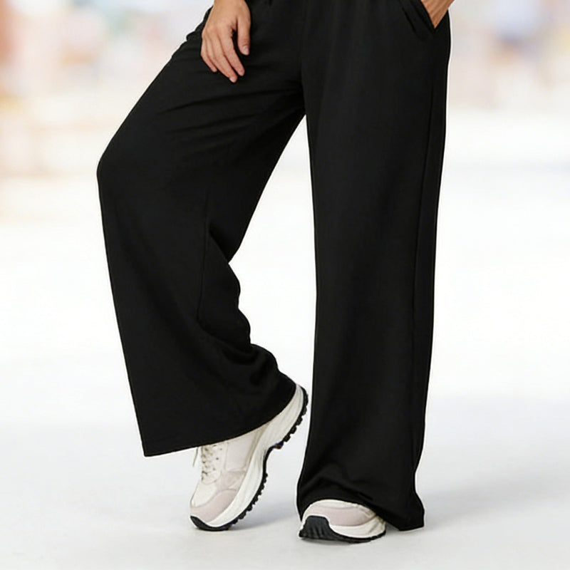 🔥50% OFF & Free Shipping🔥 Women's Halter Neck Crop Top and Wide Leg Pants Set