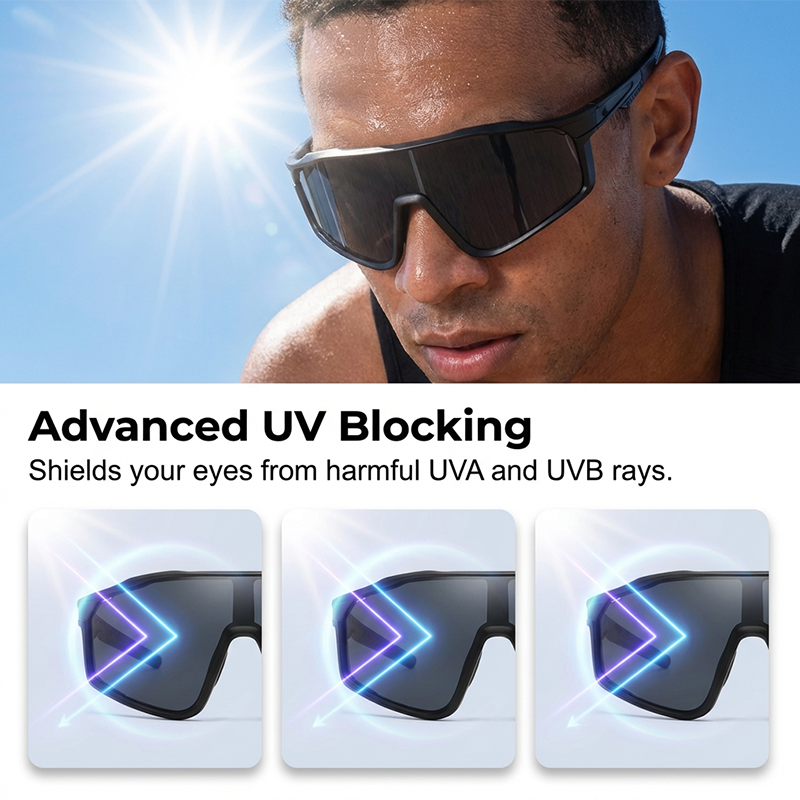 🔥 50% DE DESCONTO – Óculos Esportivos Sensíveis à Luz para Homens e Mulheres | Proteção UV, ajuste confortável & ideal para corrida e ciclismo 🏃‍♂️🚴‍♀️