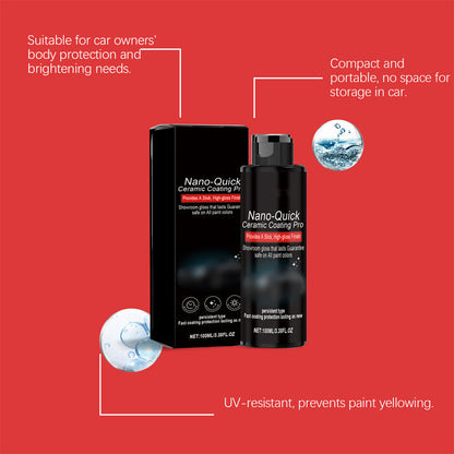 🔥 50% DE DESCONTO – Spray de Brilho Rápido Automotivo | Acabamento de alto brilho, proteção contra UV & ação instantânea sem resíduos