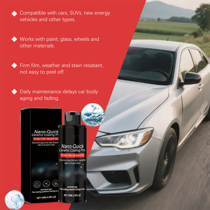🔥 50% DE DESCONTO – Spray de Brilho Rápido Automotivo | Acabamento de alto brilho, proteção contra UV & ação instantânea sem resíduos