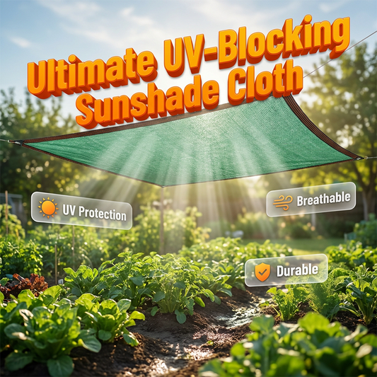 🌿 50% DE DESCONTO – Tela de Proteção Solar UV para Plantas | Resistente, protege do sol & ideal para exteriores