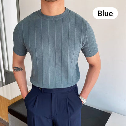 👕 50% DE DESCONTO – Suéter Masculino de Gola Redonda e Manga Curta com Estampa Torcida | Confortável, estiloso & ideal para o dia a dia