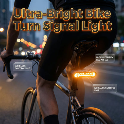 🚴 50% DE DESCONTO! 🔦 Pisca sem fio para bicicleta – Recarregável, à prova d'água e ideal para segurança noturna 💡