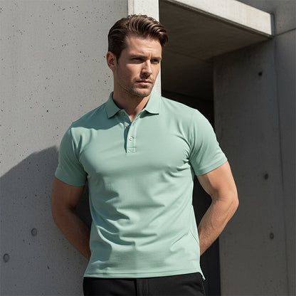 🔥 50% DE DESCONTO – Camiseta de Secagem Rápida para Homem | Corte com gola, leve & ideal para atividades ao ar livre 💎💫