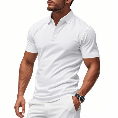 🔥 50% DE DESCONTO – Camiseta de Secagem Rápida para Homem | Corte com gola, leve & ideal para atividades ao ar livre 💎💫