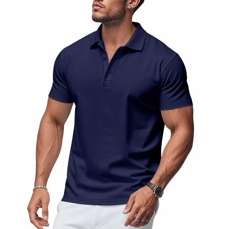 🔥 50% DE DESCONTO – Camiseta de Secagem Rápida para Homem | Corte com gola, leve & ideal para atividades ao ar livre 💎💫