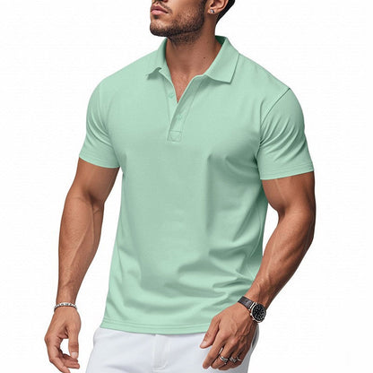 🔥 50% DE DESCONTO – Camiseta de Secagem Rápida para Homem | Corte com gola, leve & ideal para atividades ao ar livre 💎💫