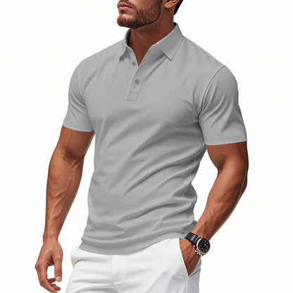 🔥 50% DE DESCONTO – Camiseta de Secagem Rápida para Homem | Corte com gola, leve & ideal para atividades ao ar livre 💎💫