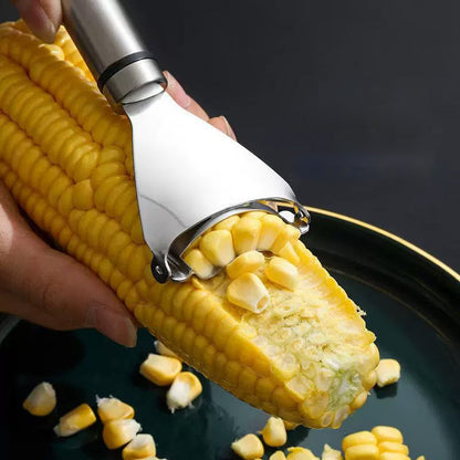 🌽 50% DE DESCONTO – Descascador de Milho Multifuncional | Remove grãos em segundos, prático & lâmina de aço inoxidável