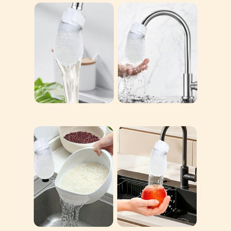 🚰 50% DE DESCONTO – Filtro Anti-Salpicos para Torneira de Cozinha | Remove sedimentos e ferrugem, 360°, fácil instalação & água mais limpa 💧