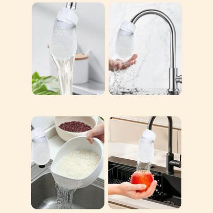 🚰 50% DE DESCONTO – Filtro Anti-Salpicos para Torneira de Cozinha | Remove sedimentos e ferrugem, 360°, fácil instalação & água mais limpa 💧