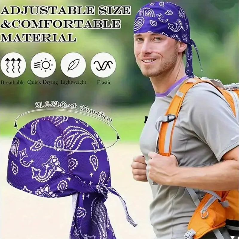 🔥 50% DE DESCONTO – HOT SALE 🔥 Faixa de Cabeça Clássica para Biker e Esportes | Estilo, Conforto e Proteção