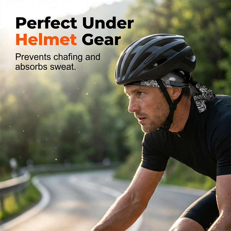 🔥 50% DE DESCONTO – HOT SALE 🔥 Faixa de Cabeça Clássica para Biker e Esportes | Estilo, Conforto e Proteção