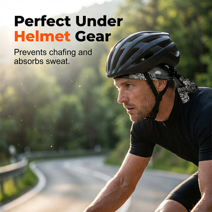 🔥 50% DE DESCONTO – HOT SALE 🔥 Faixa de Cabeça Clássica para Biker e Esportes | Estilo, Conforto e Proteção