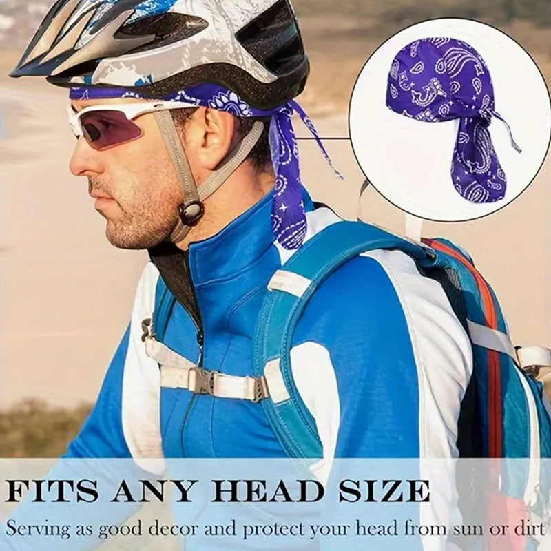 🔥 50% DE DESCONTO – HOT SALE 🔥 Faixa de Cabeça Clássica para Biker e Esportes | Estilo, Conforto e Proteção