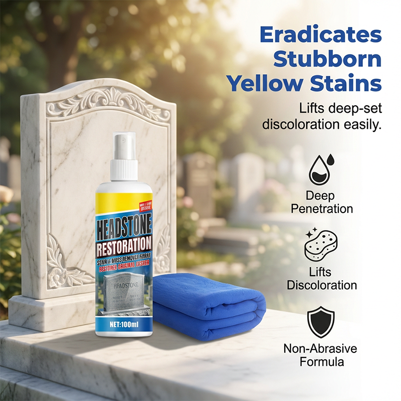 🕯️ 50% DE DESCONTO – Spray de limpeza para lápides e monumentos | Basta pulverizar, deixar agir e enxaguar
