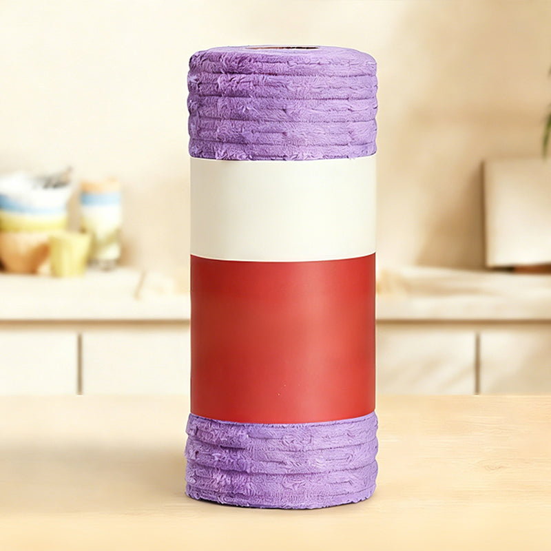 🧹 50% DE DESCONTO🔥 – Rolo de pano de limpeza reutilizável com rasgo | Multiusos, lavável & econômico – Perfeito para cozinha, banheiro e carro