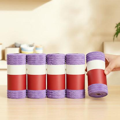 🧹 50% DE DESCONTO🔥 – Rolo de pano de limpeza reutilizável com rasgo | Multiusos, lavável & econômico – Perfeito para cozinha, banheiro e carro