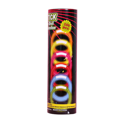 🔥 Promoção 🔥 100 bastões luminosos mistos | Cores sortidas & brilho intenso – Diversão garantida para todas as idades