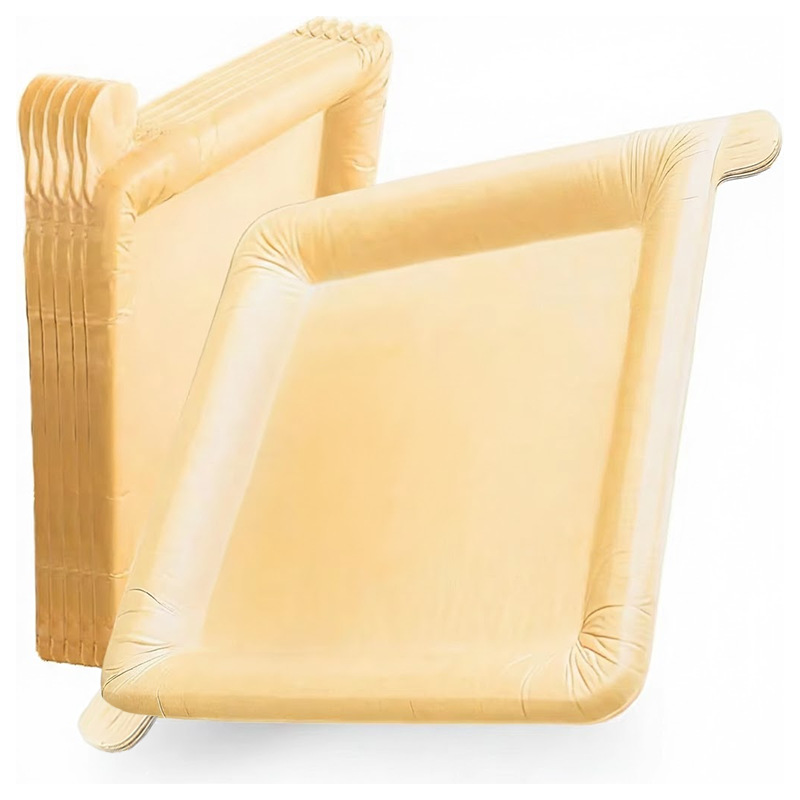 🔥 Promoção 🔥 Prato descartável de papel kraft – 20 peças | Resistente, ecológico & perfeito para qualquer ocasião