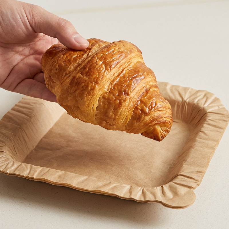 🔥 Promoção 🔥 Prato descartável de papel kraft – 20 peças | Resistente, ecológico & perfeito para qualquer ocasião