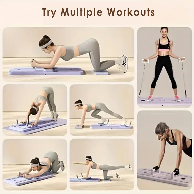 🔥 50% OFF – Prancha de xercícios para corpo inteiro | Treine core, pernas & braços sem sair de casa