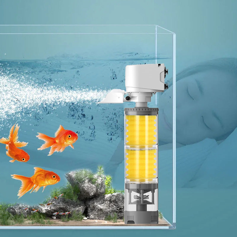 💦 50% DE DESCONTO – Por Tempo Limitado 💦 Filtro Motorizado Silencioso para Aquário | Limpeza Eficiente com Baixo Ruído ✨