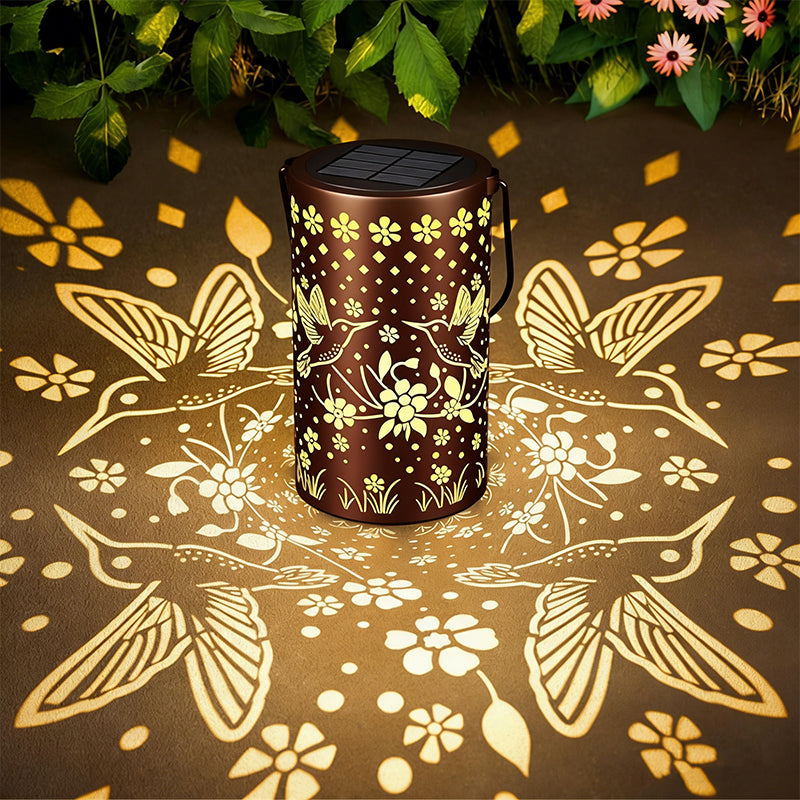✨ 50% OFF🔥 – Lanterna Pendente Solar Beija-flor | Sem Fios, Sem Manutenção – Presente Perfeito para Quem Ama Jardins