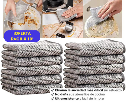 🎁 50% DE DESCONTO 🔥 PACK X20 PANOS MÁGICOS PARA COZINHA | Reutilizáveis, sem fiapos & ultra absorventes🎁 49% DE DESCONTO 🔥 PACK X20 PANOS MÁGICOS PARA COZINHA | Reutilizáveis, sem fiapos & ultra absorventes