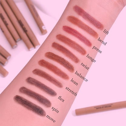 Caneta Delineador Labial com Peptídeos e Duas Pontas | Longa duração, hidratante & cores vibrantes