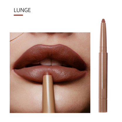 Caneta Delineador Labial com Peptídeos e Duas Pontas | Longa duração, hidratante & cores vibrantes