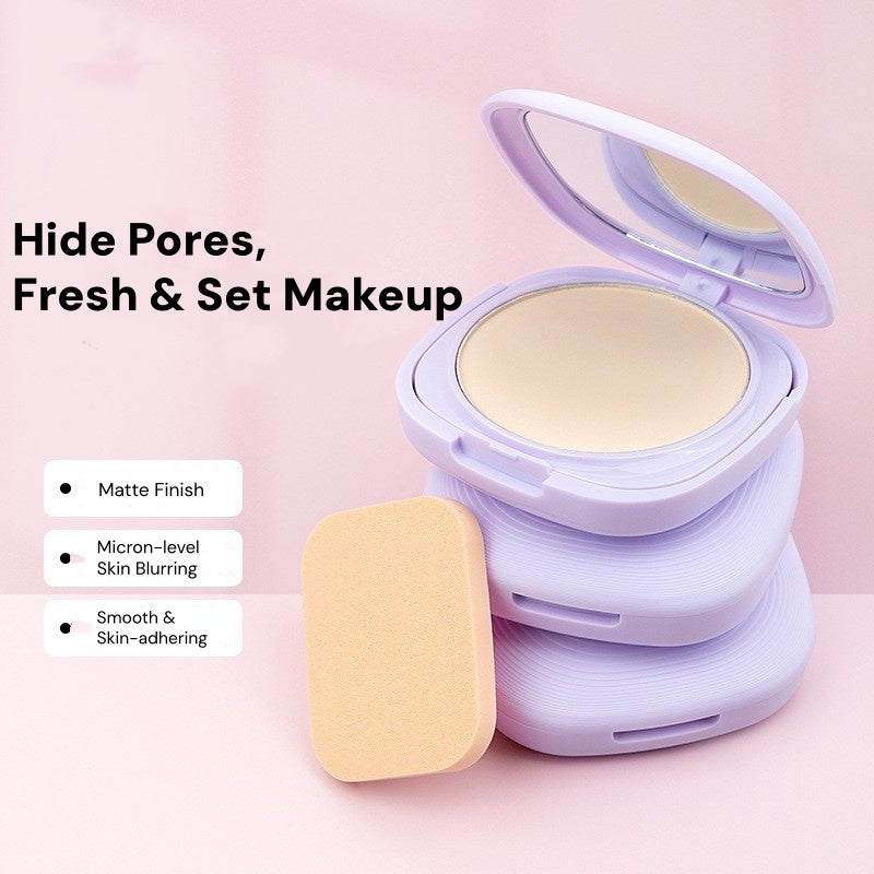 🔥 50% DE DESCONTO – Pó Compacto Matte para Controle de Oleosidade | Acabamento natural, efeito matte & longa duração