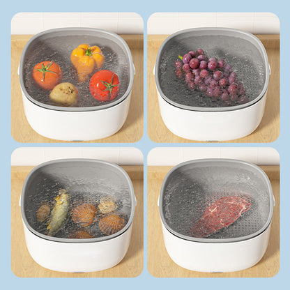 🔥 50% DE DESCONTO – Oferta por Tempo Limitado 🔥 Máquina de Lavar Frutas e Legumes | Limpeza profunda, remove resíduos & fácil de usar 🍓