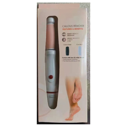 ⚡ 50% DE DESCONTO – Removedor Elétrico de Calos para Pés | Rolos de reposição inclusos, fácil de usar & resultados suaves