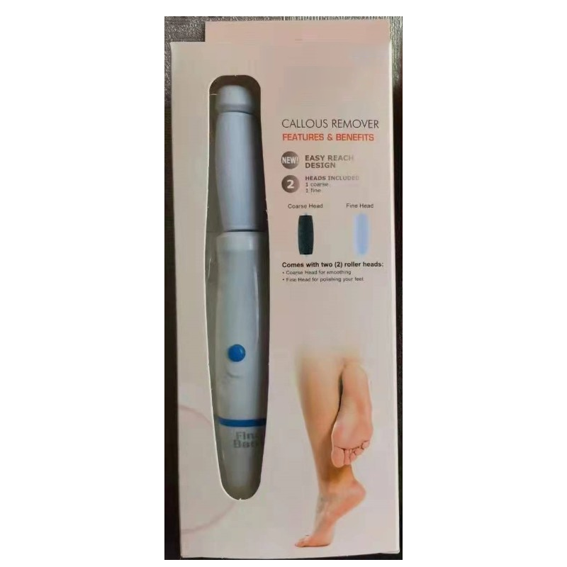 ⚡ 50% DE DESCONTO – Removedor Elétrico de Calos para Pés | Rolos de reposição inclusos, fácil de usar & resultados suaves