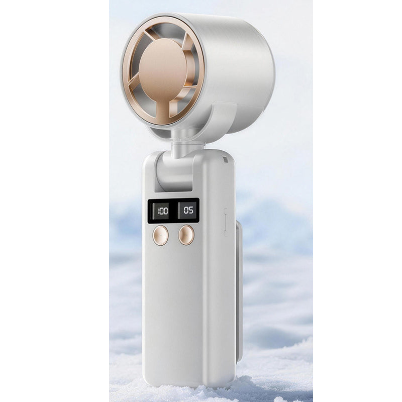 🌀 50% DE DESCONTO – Mini Ventilador Portátil Dobrável para Mão ou Mesa | Recarregável via USB, silencioso & 3 velocidades