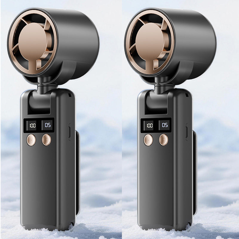 🌀 50% DE DESCONTO – Mini Ventilador Portátil Dobrável para Mão ou Mesa | Recarregável via USB, silencioso & 3 velocidades
